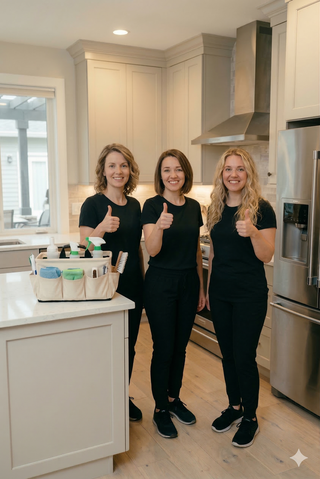 MyCleanHaven cleaning team in a Toronto kitchen